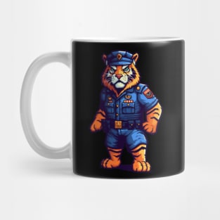 police officer tiger Mug